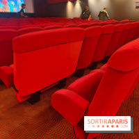 Visuels salles de spectacle et théâtres - salle de cinéma fauteuil rouge
