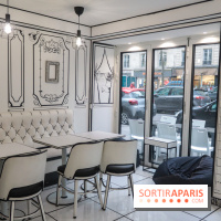 2D atelier, le salon de thé en noir et blanc