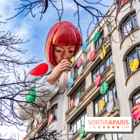 Yayoi Kusama chez Louis Vuitton sur les Champs-Elysées - photos 