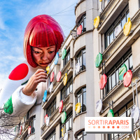 Yayoi Kusama chez Louis Vuitton sur les Champs-Elysées - photos 