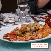Le Menu du Nouvel an Chinois au Shang Palace - homard bleu sauté gingembre - nouilles