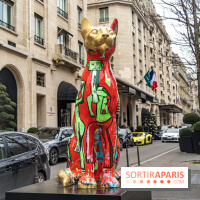 Exposition Julien et ses Juliogoths, avenue George V Paris