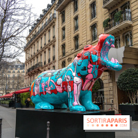 Exposition Julien et ses Juliogoths, avenue George V Paris