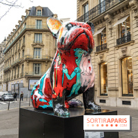 Exposition Julien et ses Juliogoths, avenue George V Paris