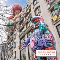 Exposition Julien et ses Juliogoths, avenue George V Paris