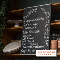 Chocolats chauds de Une Glace à Paris -  menu café