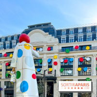 Yayoi Kusama face à la Samaritaine