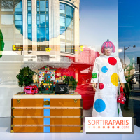 Yayoi Kusama face à la Samaritaine