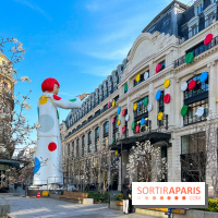 Yayoi Kusama face à la Samaritaine