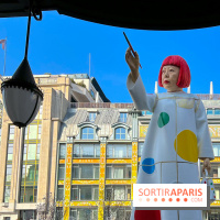 Yayoi Kusama face à la Samaritaine