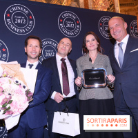 © Rachid Bellak - Harold Parisot (président du Chinese Business Club, Olivier Claire, Virginie Ledoyen, guest