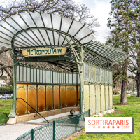  Le dernier édicule de type B d'Hector Guimard - Métro Porte Dauphine  -  A7C5184