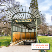  Le dernier édicule de type B d'Hector Guimard - Métro Porte Dauphine  -  A7C5185