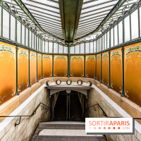  Le dernier édicule de type B d'Hector Guimard - Métro Porte Dauphine  -  A7C5193