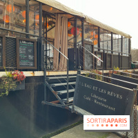 L'eau et les rêves, la péniche-librairie botanique sur le Canal de l’Ourcq