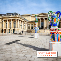 Exposition à l'Assemblée nationale : Alexandre Benjamin Navet décore la cour du Palais Bourbon