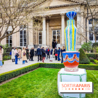 Exposition à l'Assemblée nationale : Alexandre Benjamin Navet décore la cour du Palais Bourbon