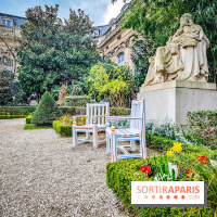Exposition à l'Assemblée nationale : Alexandre Benjamin Navet décore la cour du Palais Bourbon  - IMG20230320095331