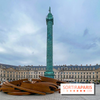 Les installations de Bernar Venet Place Vendôme