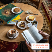 Bar Perché, café littéraire - terrasse du Printemps Haussmann  -  A7C6674