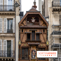 Façade alsacienne classée à Paris - McDo Saint-Lazare
