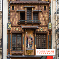 Façade alsacienne classée à Paris - McDo Saint-Lazare