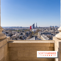 Le panorama du Panthéon - l'une des plus belles vues de Paris à 360° - colonnes