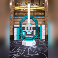 Astro impose l’Urban Art Fair dans l'atrium des Galeries Lafayette Champs-Elysées - credit photo   Lionel Belluteau   unœilquitraine   Astro   Urban Art Fair 025