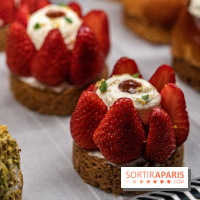 Sain Gravilliers - le nouvelle boulangerie et salon de thé du 3e à Paris - Tarte aux fraises 