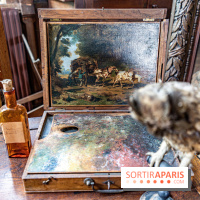 Château et atelier Rosa Bonheur à Thomery - palette