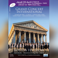 Un concert gratuit à l'église de La Madeleine  - Visualscreen Boston avec cheffes 20 04 2023