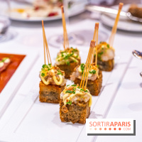 Summer by la Bauhinia, le restaurant terrasse par Quentin Testart au Shangri-La Paris -  Crispy rice Gamberro Rossa Sauce creamy spicy