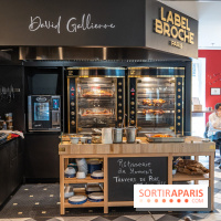 Label Broche restaurant - David Gallienne - Table du Gourmet - Galeries Lafayettes - Top Chef -  rôtisserie