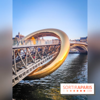 Nuit Blanche 2023 à Paris et en Ile-de-France : tout le programme de la soirée - Ring passerelle Léopold Sédar Senghor