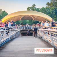 Nuit Blanche 2023 : une installation inoubliable sur la passerelle Léopold Sédar Senghor !