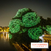 Nuit Blanche 2023 : des projections lumineuses magiques au Square du Vert Galant de l'Île de la Cité