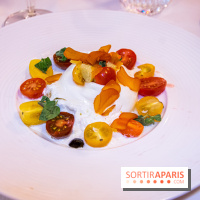 Restaurant Conti burrata tomates poutargue