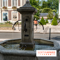 L'Isle-Adam, l'un des plus beaux village d'Ile-de-France -  fontaine