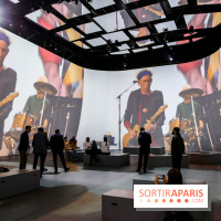 On stage with The Rolling Stones, nos photos