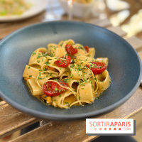 Aglio e Olio - Calamarata moules et tomates