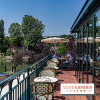 Le Nid, le restaurant-terrasse sur berge à l'Isle-Adam -  terrasse