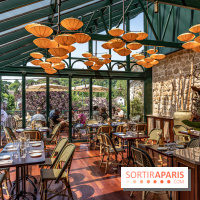 Le Nid, le restaurant-terrasse sur berge à l'Isle-Adam -  décoration salle - DOD Architecte