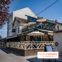 Le Nid, le restaurant-terrasse sur berge à l'Isle-Adam -  extérieur