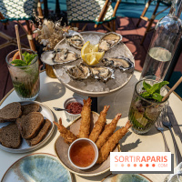 Le Nid, le restaurant-terrasse sur berge à l'Isle-Adam -  fruits de mer