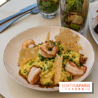 Le Nid, le restaurant-terrasse sur berge à l'Isle-Adam -  risotto