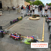 flamme soldat inconnu Arc de Triomphe