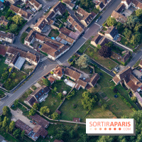 Montgolfière à Fontainebleau, vol au dessus de l'Ile-de-France -  A7C9012