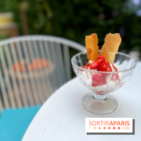Terrasse Mercatino The Hoxton x Italicus - Dessert fraises