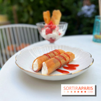 Terrasse Mercatino The Hoxton x Italicus - Cannolo de rhubarbe