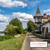 Village de Bois-le-Roi : les Affolantes en bord de Seine -  A7C8851